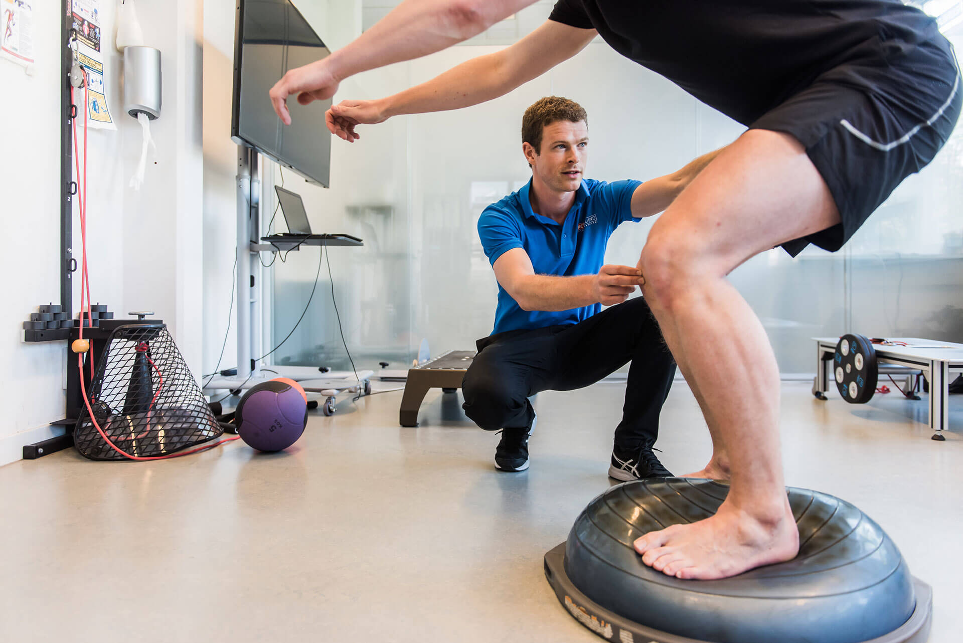 Sportfysiotherapie sportfysiotherapeut Leiden SMC Rijnland fysiotherapeuten