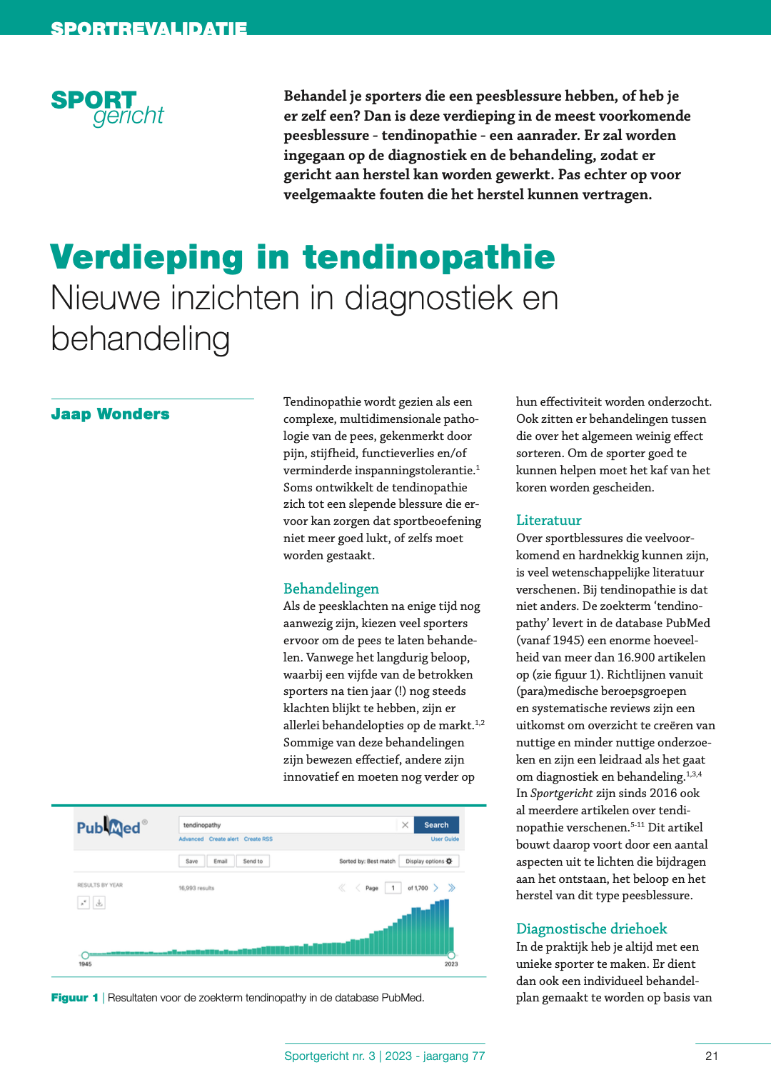 Verdieping in tendinopathie SMC Rijnland